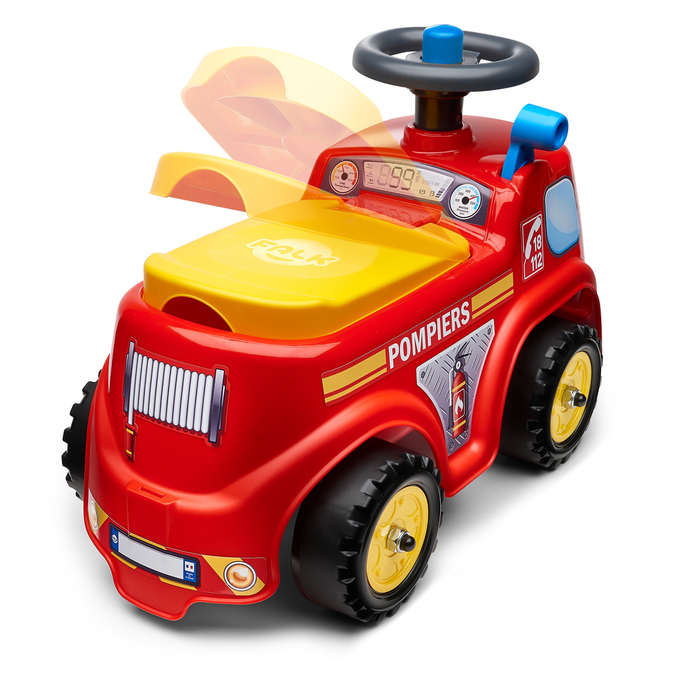 Brandbil Ride-On Röd Falk 
